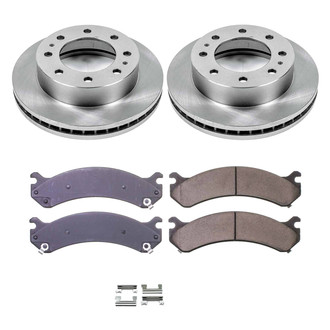 Callahan Brake Parts® - Plain Front Brake Kit