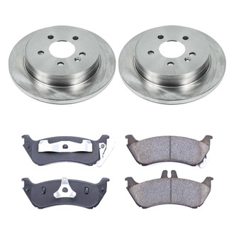 Callahan Brake Parts® - Plain Rear Brake Kit