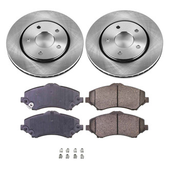 Callahan Brake Parts® - Plain Front Brake Kit