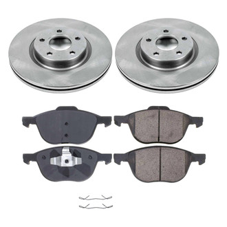 Callahan Brake Parts® - Plain Front Brake Kit