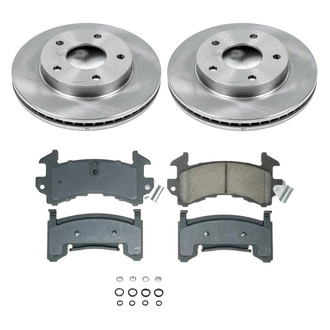 Callahan Brake Parts® - Plain Front Brake Kit