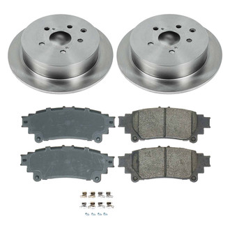 Callahan Brake Parts® - Plain Rear Brake Kit