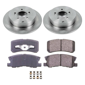 Callahan Brake Parts® - Plain Rear Brake Kit