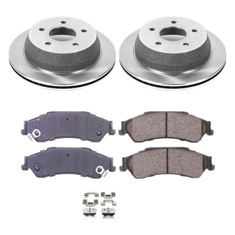 Callahan Brake Parts® - Plain Rear Brake Kit