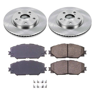 Callahan Brake Parts® - Plain Front Brake Kit