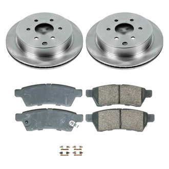 Callahan Brake Parts® - Plain Rear Brake Kit