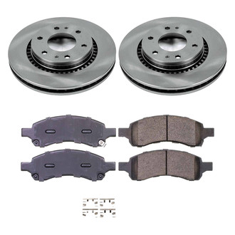 Callahan Brake Parts® - Plain Front Brake Kit