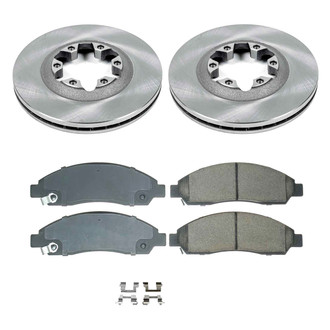 Callahan Brake Parts® - Plain Front Brake Kit