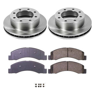 Callahan Brake Parts® - Plain Front Brake Kit