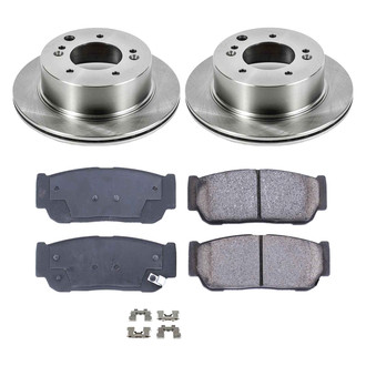 Callahan Brake Parts® - Plain Rear Brake Kit