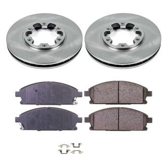 Callahan Brake Parts® - Plain Front Brake Kit
