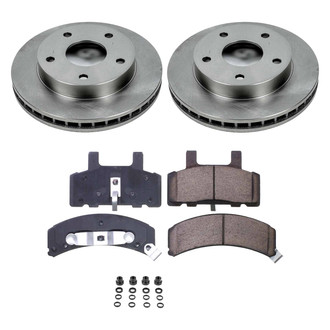 Callahan Brake Parts® - Plain Front Brake Kit