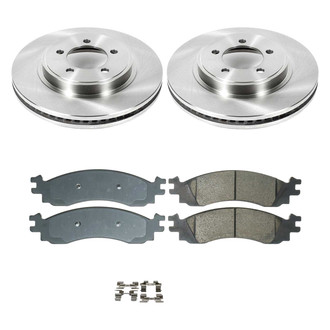 Callahan Brake Parts® - Plain Front Brake Kit