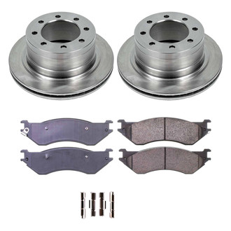 Callahan Brake Parts® - Plain Rear Brake Kit