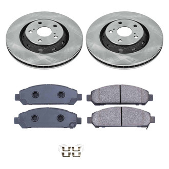 Callahan Brake Parts® - Plain Front Brake Kit