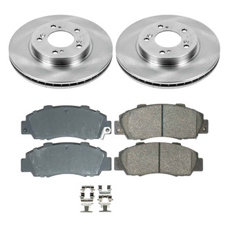 Callahan Brake Parts® - Plain Front Brake Kit