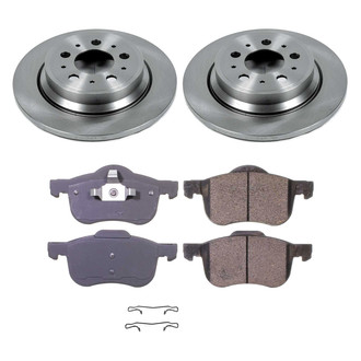 Callahan Brake Parts® - Plain Rear Brake Kit