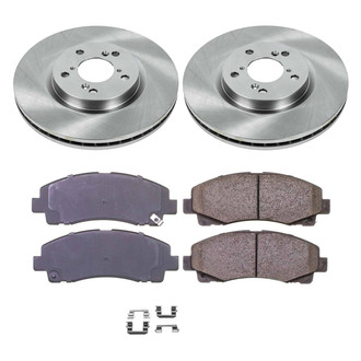 Callahan Brake Parts® - Plain Front Brake Kit