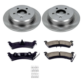 Callahan Brake Parts® - Plain Rear Brake Kit