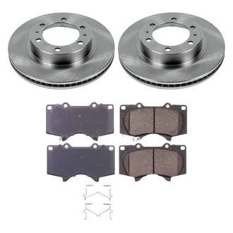 Callahan Brake Parts® - Plain Front Brake Kit