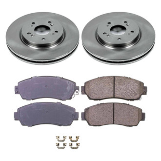 Callahan Brake Parts® - Plain Front Brake Kit