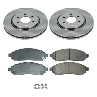 Callahan Brake Parts® - Plain Front Brake Kit
