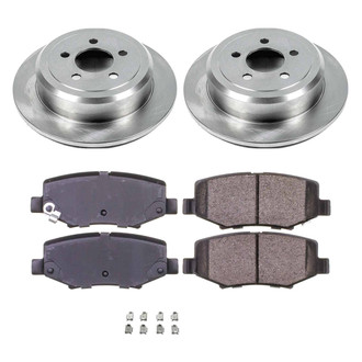 Callahan Brake Parts® - Plain Rear Brake Kit
