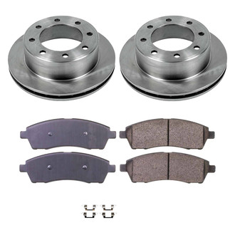 Callahan Brake Parts® - Plain Rear Brake Kit