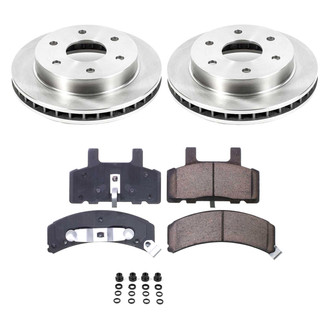 Callahan Brake Parts® - Plain Front Brake Kit