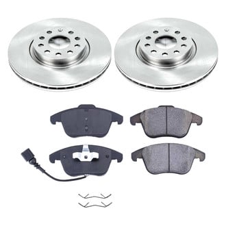 Callahan Brake Parts® - Plain Front Brake Kit