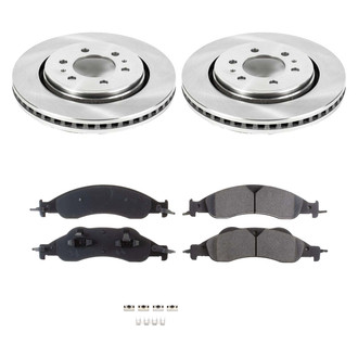 Callahan Brake Parts® - Plain Front Brake Kit