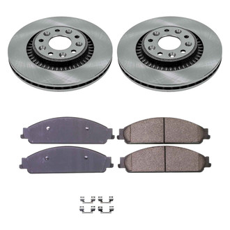 Callahan Brake Parts® - Plain Front Brake Kit