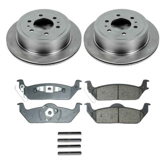 Callahan Brake Parts® - Plain Rear Brake Kit
