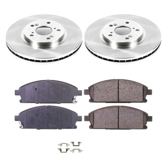 Callahan Brake Parts® - Plain Front Brake Kit