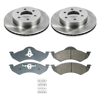 Callahan Brake Parts® - Plain Front Brake Kit