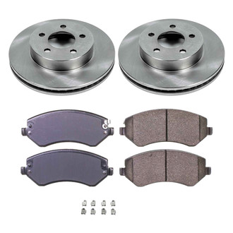 Callahan Brake Parts® - Plain Front Brake Kit
