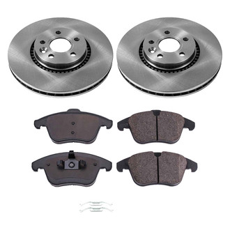 Callahan Brake Parts® - Plain Front Brake Kit
