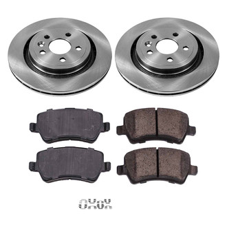 Callahan Brake Parts® - Plain Rear Brake Kit