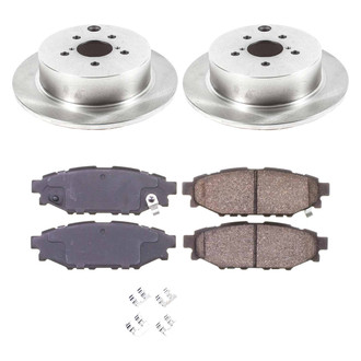 Callahan Brake Parts® - Plain Rear Brake Kit