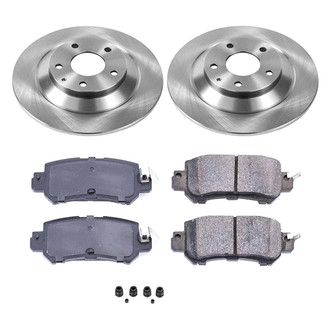 Callahan Brake Parts® - Plain Rear Brake Kit