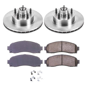 Callahan Brake Parts® - Plain Front Brake Kit