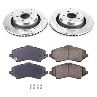 Callahan Brake Parts® - Drilled and Slotted Front Brake Kit