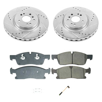 Callahan Brake Parts® - Drilled and Slotted Front Brake Kit