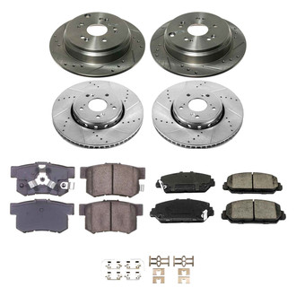 Callahan Brake Parts® - Drilled and Slotted Brake Kit