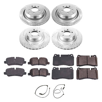 Callahan Brake Parts® - Drilled and Slotted Front and Rear Brake Kit