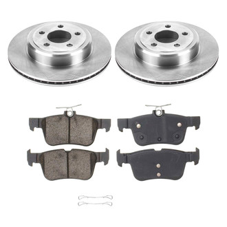 Callahan Brake Parts® - Plain Rear Brake Kit