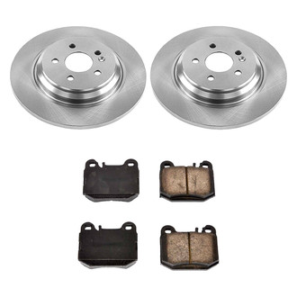 Callahan Brake Parts® - Plain Rear Brake Kit