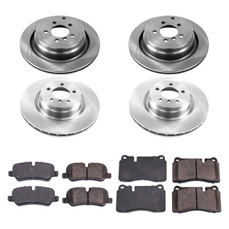 Callahan Brake Parts® - Plain Front and Rear Brake Kit