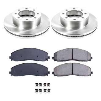Callahan Brake Parts® - Plain Front Brake Kit