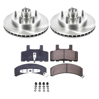 Callahan Brake Parts® - Plain Front Brake Kit